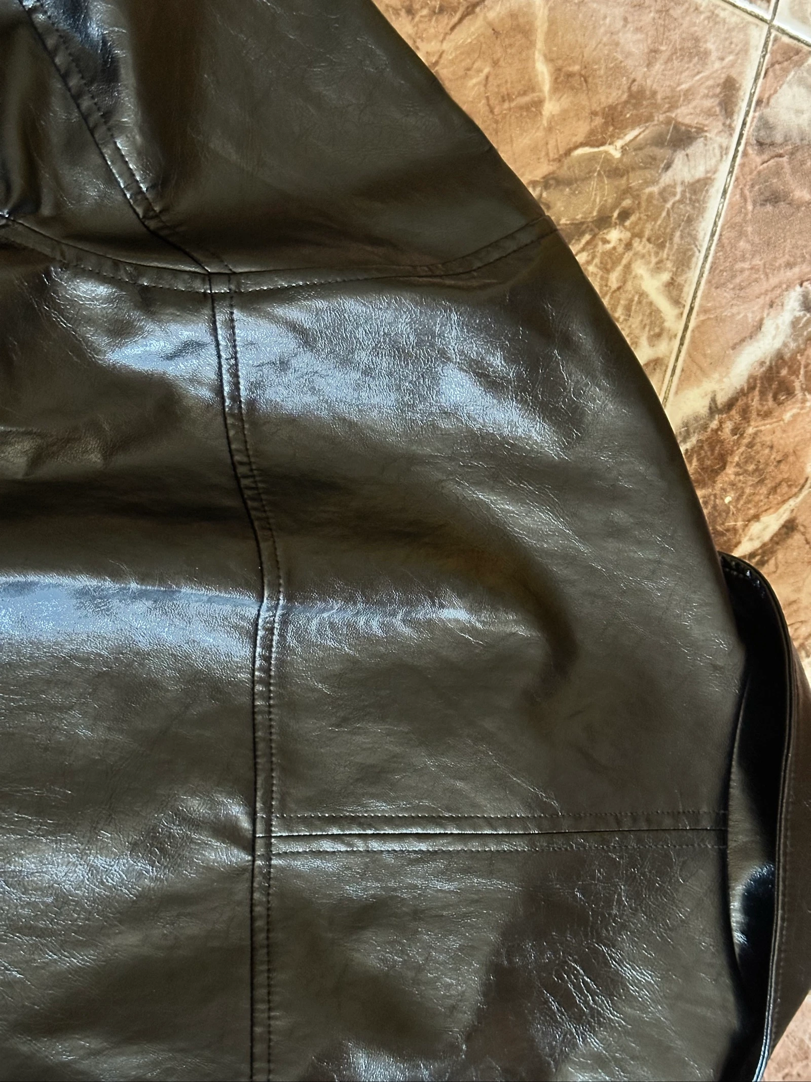 Jaqueta com efeito de couro ZW collection – photo 8